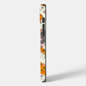 ジンジャーホワイト黒猫の対角パターン Case-Mate iPhoneケース (裏面 / 左)
