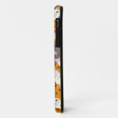 ジンジャーホワイト黒猫の対角パターン Case-Mate iPhoneケース (裏面/左)