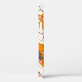 ジンジャーホワイト黒猫の対角パターン Case-Mate iPhoneケース (裏面 / 右)