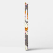 ジンジャーホワイト黒猫の対角パターン Case-Mate iPhoneケース (裏面 / 左)