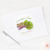 ジンジャールバーラベル ラウンドシール (封筒)