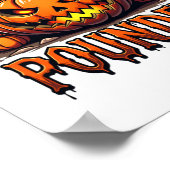 ジンジャーレッドヘッドのパートナーのためのカボチャのパウンダートップ ポスター (角)