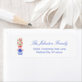 ジンジャー名門私立校風のジャールホリデイ差出人住所 ラベル (インサイチュ)