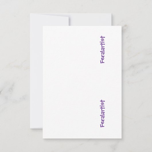 ジンジャー子猫アーティス絵を描トクリムトガーデン サンキューカード