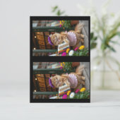 ジンジャー子猫アートブック販売 サンキューカード (スタンド正面)