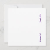 ジンジャー子猫アートブック販売 サンキューカード (裏面)