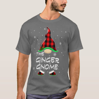 ジンジャー格言バッファロープレイドマッチングファミリークリスマス Tシャツ