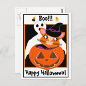 ジンジャー漫画子猫ブー！ポストカード ポストカード (正面/裏面)