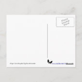 ジンジャー漫画子猫ブー！ポストカード ポストカード (裏面)