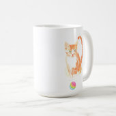 ジンジャー虎猫及びボールコーヒーマグ コーヒーマグカップ (正面右)