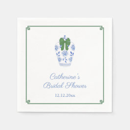 ジンジャー頭が切れるジャールクリスマスブライダルシャワーパーティー スタンダードカクテルナプキン