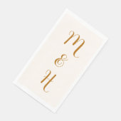 ジンジャー エレガント ウェディングイニシャル | アイボリー (コーナー)