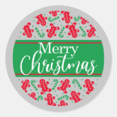 ジンジャー&キャネスクラシックズ丸ステッカー ラウンドシール (正面)