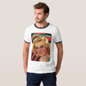 ジンジャー・ロジャースのモダンなスクリーン1936年 Tシャツ (正面フル)