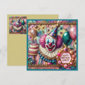 ジンジャー～誕生日カード～ピエロ～ (正面/裏面)