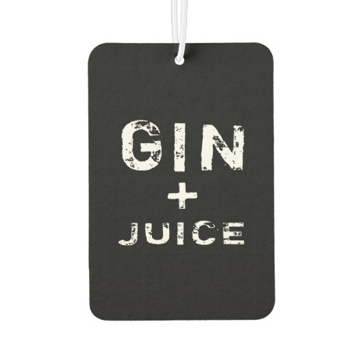 ジンジュース カーエアーフレッシュナー (裏面)