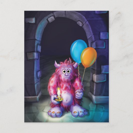 ジンジルジンジルリトル格言ハッピーバースデーはがき ポストカード (正面)