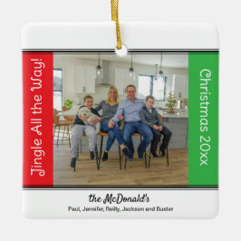 ジンジル・オール・ザ・ウェイ オーダーメイド クリスマス オブジェ セラミックオーナメント