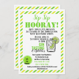 ジンテイストイベント資金調達ジン·トニック 招待状