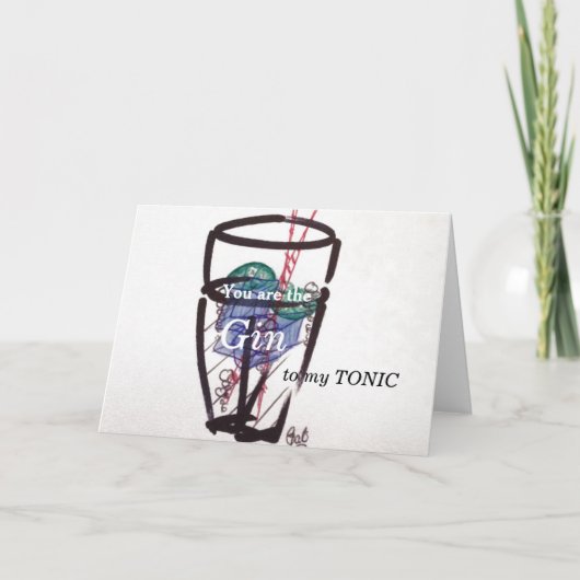 ジントニックのバースデー・カード シーズンカード (正面)