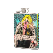 ジントニックのフラスコ私AMは食事療法します フラスク (左)