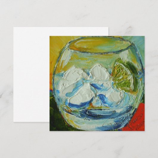 ジントニックへの招待 招待状 (正面/裏面)