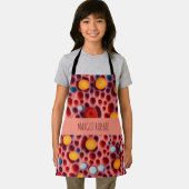 ジントニックソーダ水の色パターン エプロン (インサイチュ)