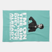 ジントニックダイエットヴィンテージ キッチンタオル (横)