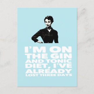 ジントニックダイエットヴィンテージ ポストカード