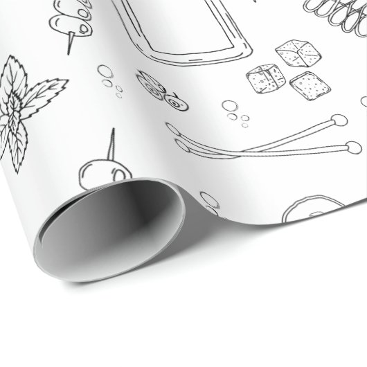 ジントニック好きのためのジン飲み会 ラッピングペーパー (ロールコーナー)