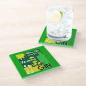 ジンドリンカーズ | ジン好き | インテリア雑貨 | バー用品 ガラスコースター (アングル)