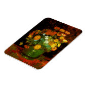 ジンニアスファン付き花瓶ゴッホファインアート マグネット (左側)