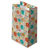 ジンニア ホワイト ギフト バッグ スモールペーパーバッグ (裏面アングル)