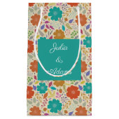 ジンニア ホワイト ギフト バッグ スモールペーパーバッグ (正面)