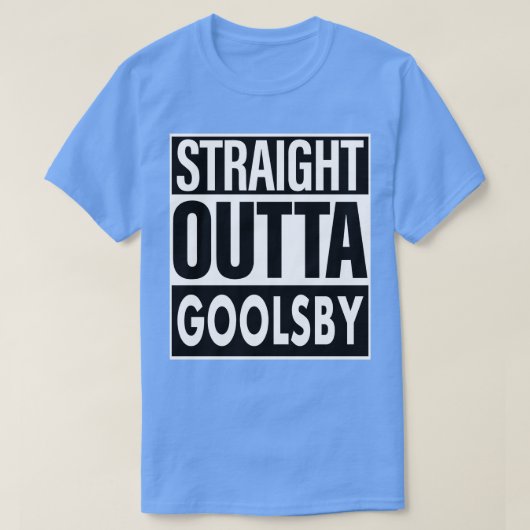 ジンネームストレートアウトタギン Tシャツ (デザイン正面)