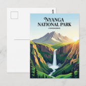 ジンバブエのニャンガ国立公園 ポストカード (正面/裏面)