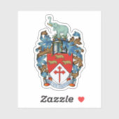 ジンバブエのブルワヨの紋章 シール (シート)