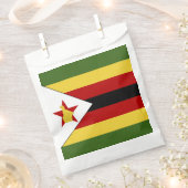 ジンバブエの国旗 フェイバーバッグ (クリップ留めされた状態)