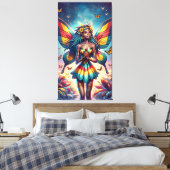 ジンバブエの妖精 キャンバスプリント (インサイチュ (寝室))