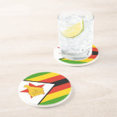 ジンバブエの旗のコースター コースター (側面)