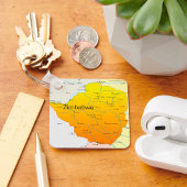 ジンバブエキーチェーンの地図 キーホルダー