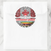 ジンバブエジンバブエカナダツリールーツ ラウンドシール (バッグ)