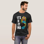 ジンバブエバハマミックス伝統Dna国旗 Tシャツ (正面フル)