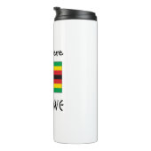 ジンバブエパーソナライズされた国旗 タンブラー (回転右)