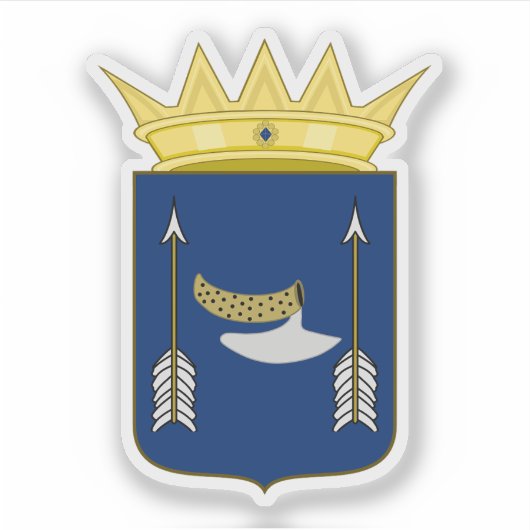 ジンバブエムタパ王国(帝国)国旗 シール (正面)