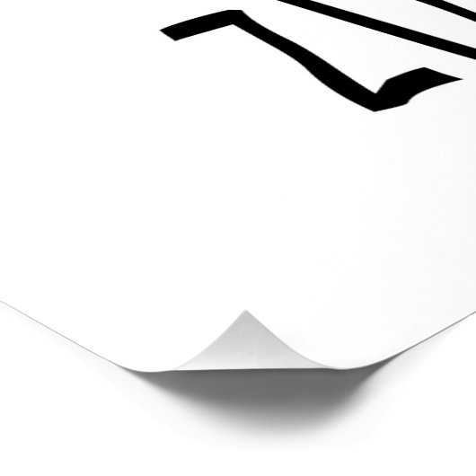 ジンバブエ国旗の緑パーソナライズされた ポスター (コーナー)