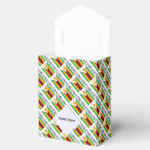 ジンバブエ国旗をタイル張りパーソナライズされた フェイバーボックス (オープン)