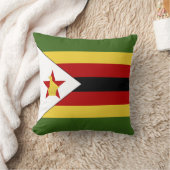 ジンバブエ国旗 クッション (ブランケット)
