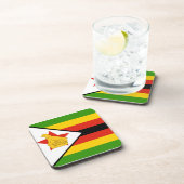 ジンバブエ国旗 コースター (右側)