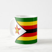 ジンバブエ国旗 コーヒーマグカップ (正面左)